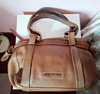 Bolso Adolfo Domínguez Piel Marrón