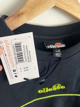 Sudadera Ellesse Negra