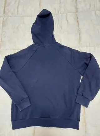 Felpa blu Benetton con cappuccio