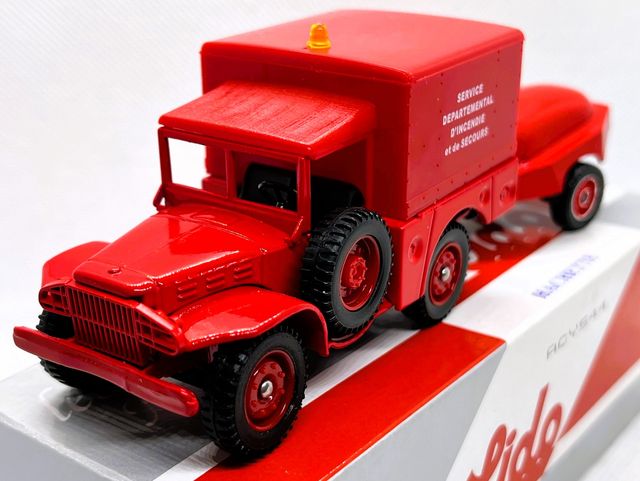 SOLIDO CAMION DODGE 4X4 Y REMOLQUE, 1/43, NUEVO