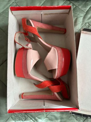 Sandalias tacón alto verano talla 40