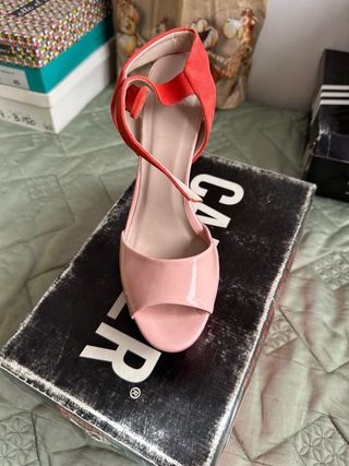 Sandalias tacón alto verano talla 40