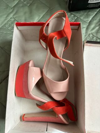 Sandalias tacón alto verano talla 40
