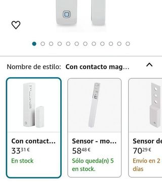 control sensor de ventana puerta