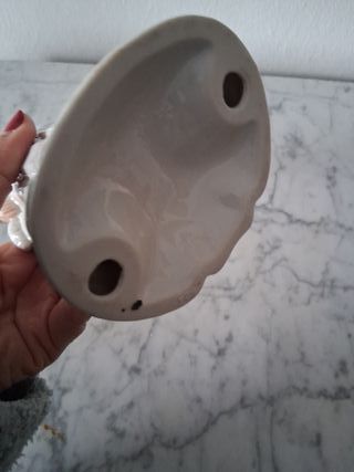 Figura de porcelana mujer con sombrero