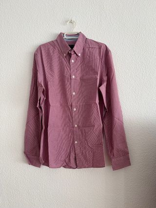 Camisa cuadros roja talla M