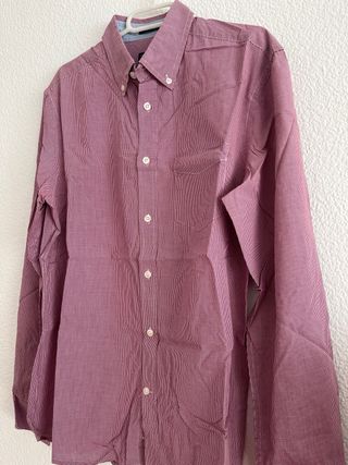 Camisa cuadros roja talla M