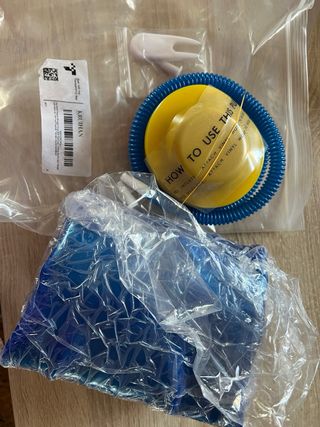 Pelota de yoga/ejercicio forma cacahuete + bomba