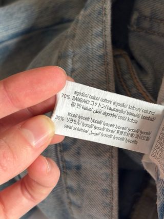 Pantalón vaquero recto de Zara