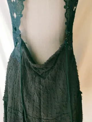 Vestido Negro Corto con Encaje