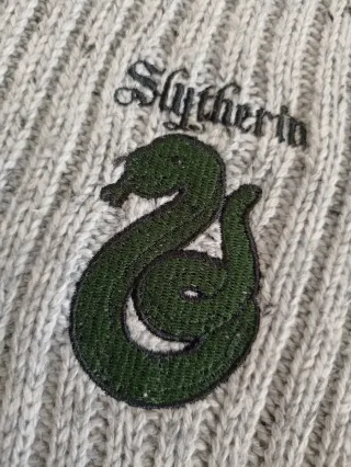 Jersey Harry Potter Slytherin Gris Verde