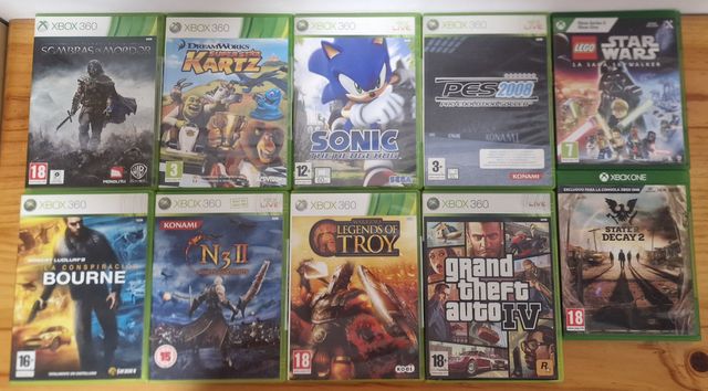 Xbox 360 y One,  (Juegos Varios).