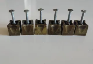 TIRADORES DE METAL VINTAGE (6 UNIDADES)