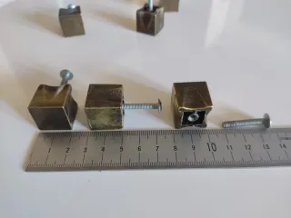 TIRADORES DE METAL VINTAGE (6 UNIDADES)