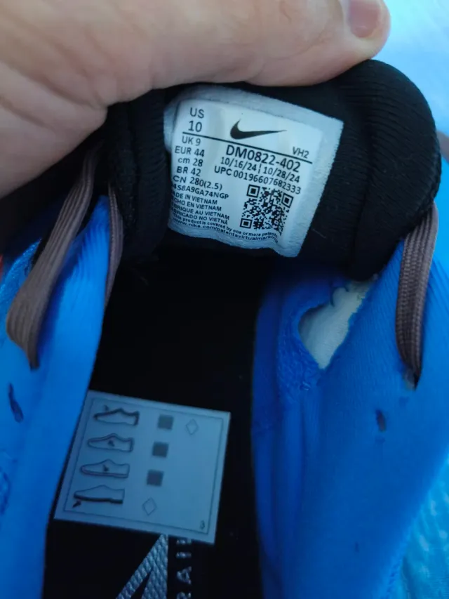 Zapatillas Nike Trail Juniper 2 Azul/Rojo