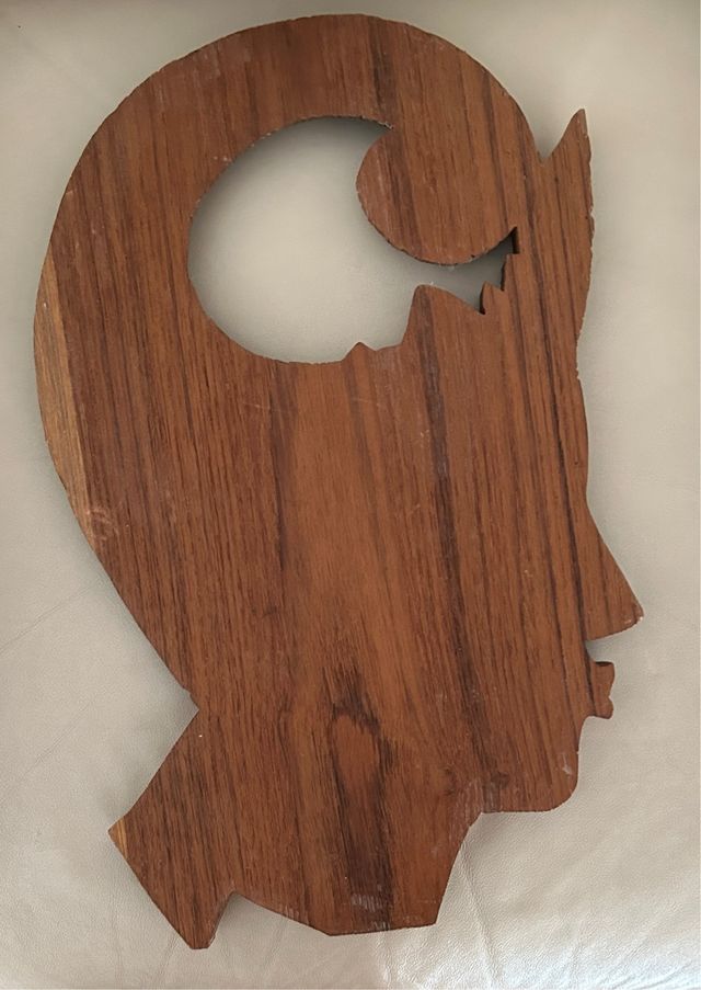 Talla de Buda en madera de teca