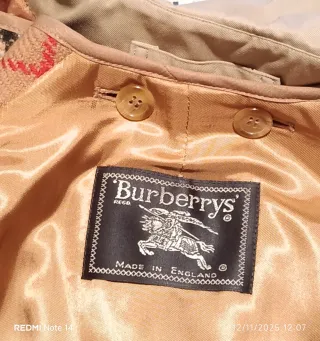 Trench Burberry uomo con  imbottitura in lana