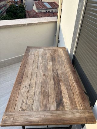 Mesa Vintage Madera y Metal