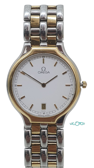 Reloj De Pulsera Omega De Ville bicolor