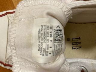 Converse Bambas Blancas Talla 38