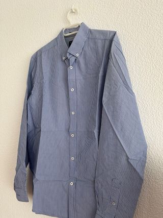 Camisa de rayas azules Talla M
