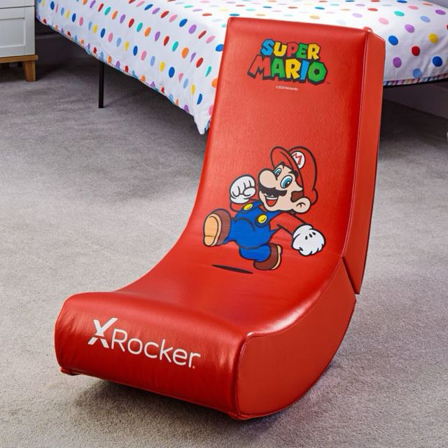 Silla Gamer X Rocker Super Mario