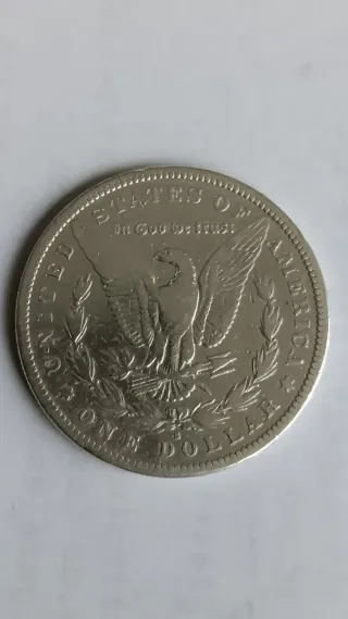 Moeda Dólar Morgan 1881 S Prata