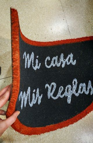 Tappeto d'ingresso Mia casa, mie regole