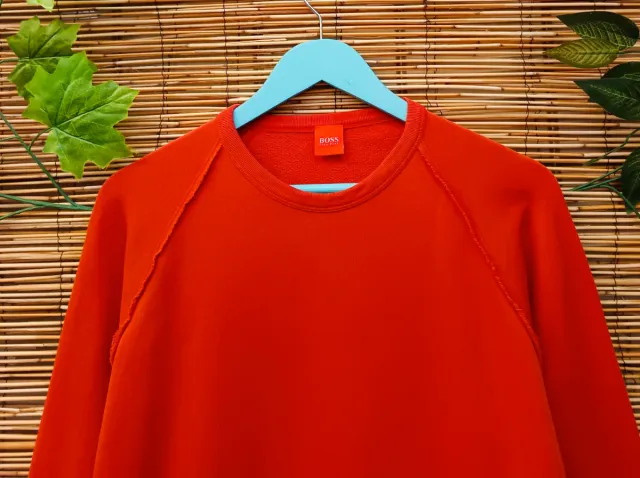 Sudadera Hugo Boss Naranja Talla L