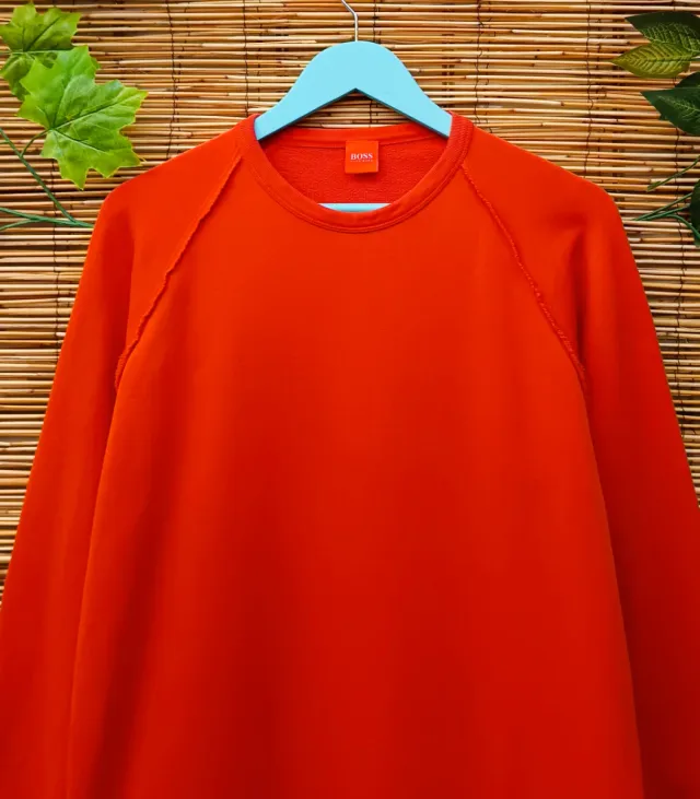 Sudadera Hugo Boss Naranja Talla L