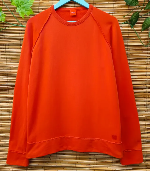 Sudadera Hugo Boss Naranja Talla L
