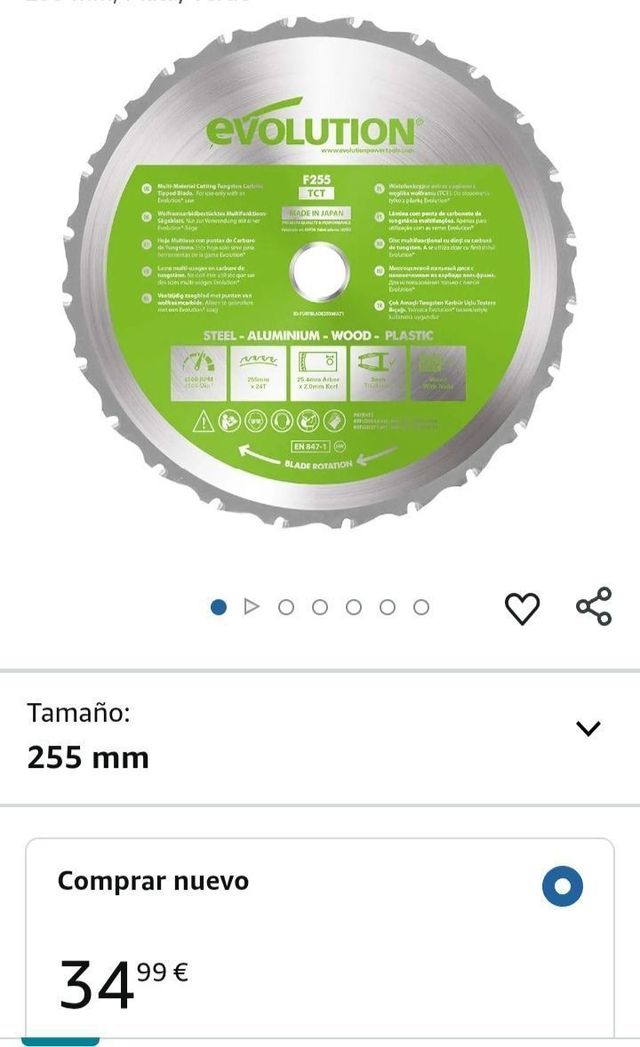 Hoja de Sierra Multiuso con Punta