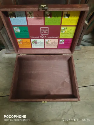 Scatola in legno House of Tea