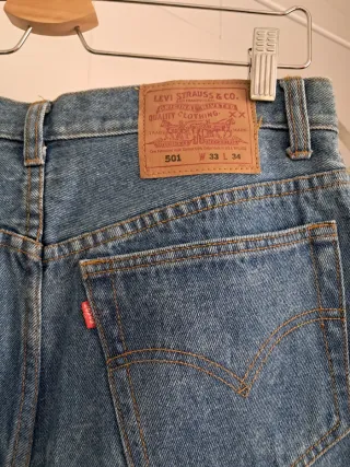 Pantalón vaquero Levi's 501 azul nuevo