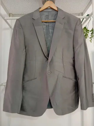 Blazer gris hombre
