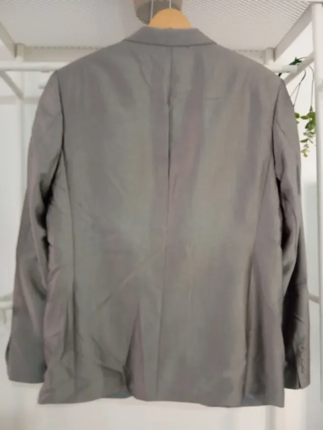 Blazer gris hombre