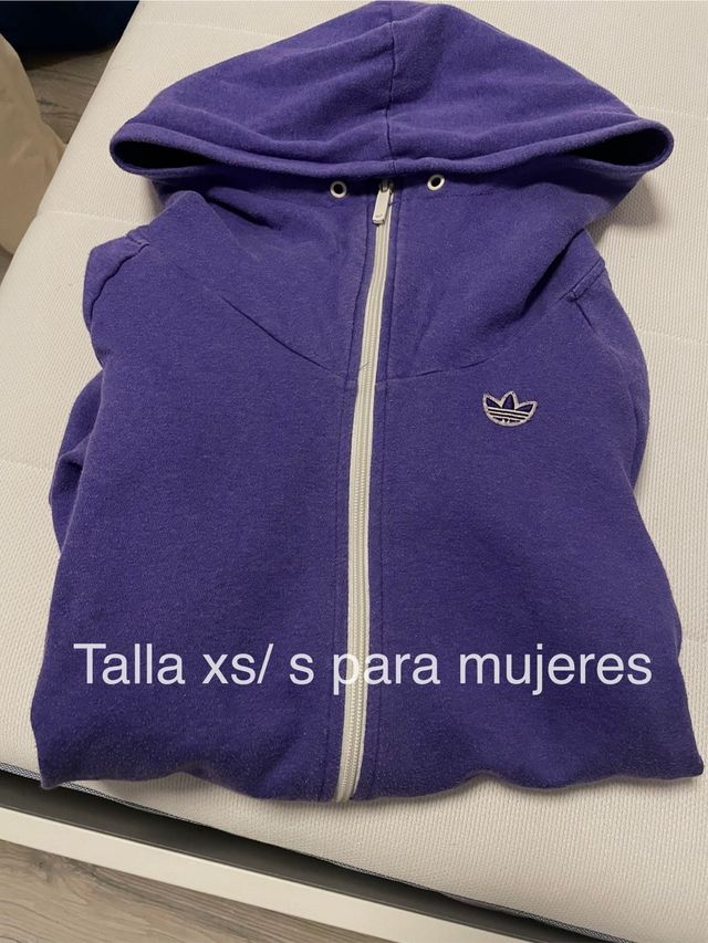 Chaqueta Adidas Morada Talla XS/S Mujer original