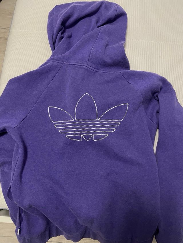 Chaqueta Adidas Morada Talla XS/S Mujer original