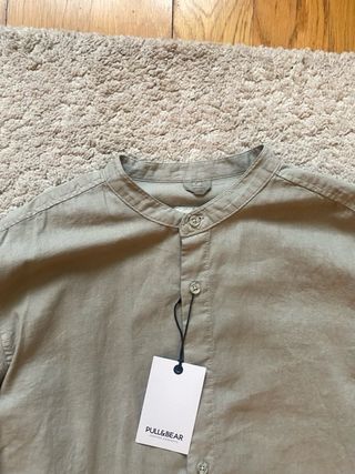 Camisa Pull&Bear verde talla L sin estrenar
