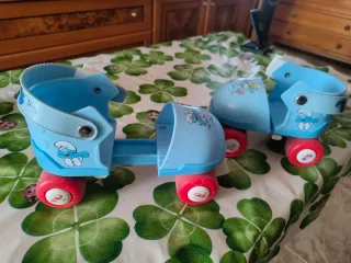 Patines Infantiles Smurfs con Bolso