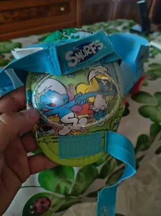 Patines Infantiles Smurfs con Bolso