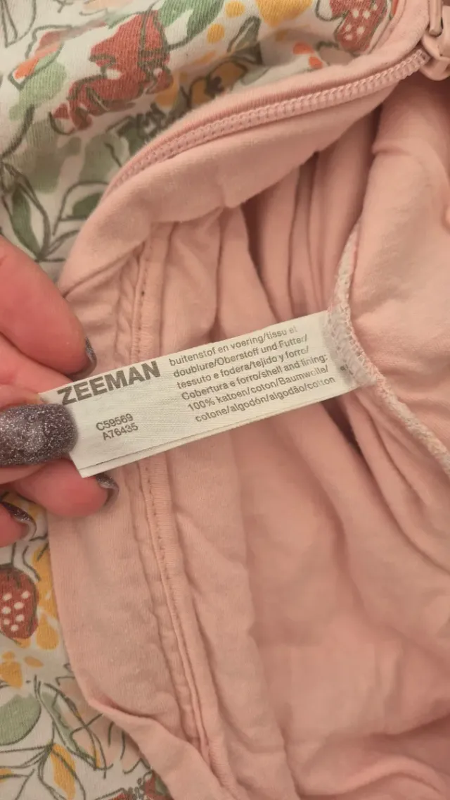 Saco dormir Zeeman 90cm