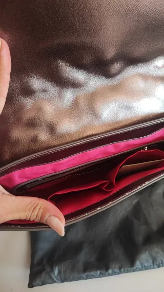 Bandolera Tous Kaos Capitone Oro/Plata