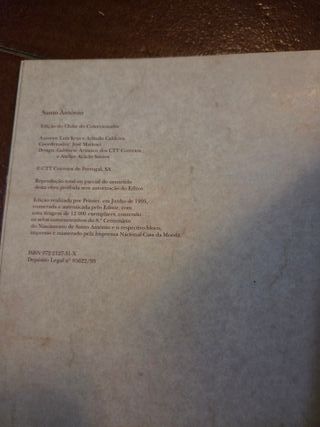 Livro 8º Centenário Nascimento Santo António