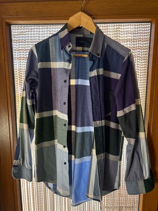 Camisa de cuadros unisex