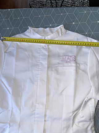 Uniforme estética Matis Camisa y Falda Blanca