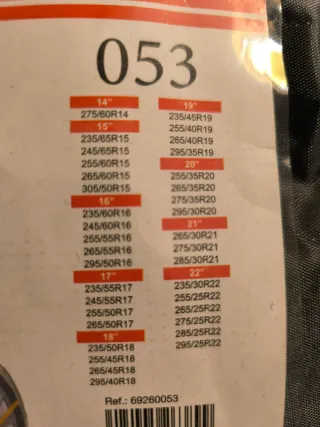 Cadenas de Nieve Antideslizantes  Furgoneta y 4x4