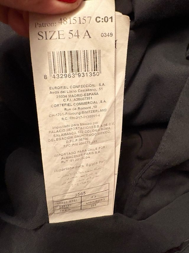 Traje Javier Llopis Gris Oscuro Talla 46