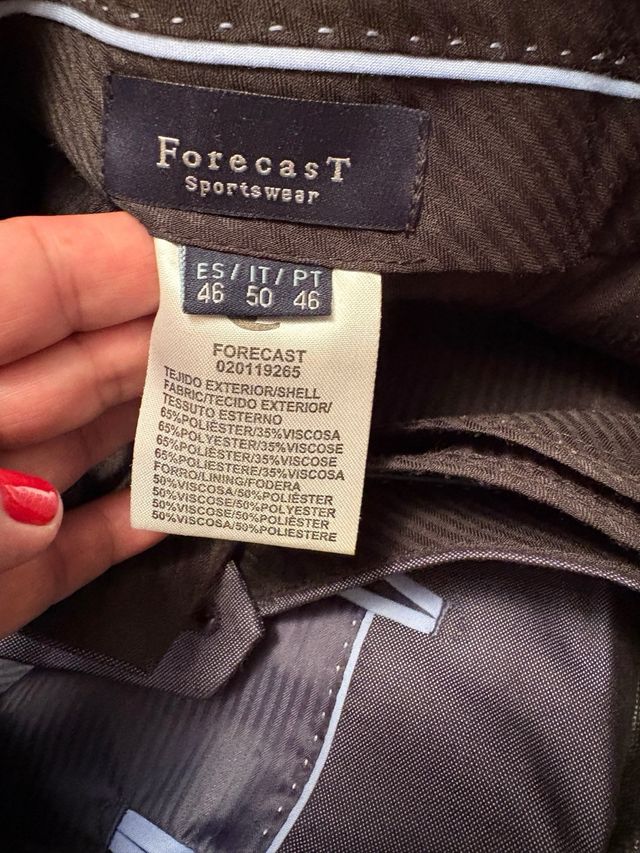 Traje Javier Llopis Gris Oscuro Talla 46