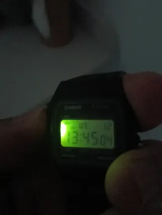 Casio F-91W Correa Negra